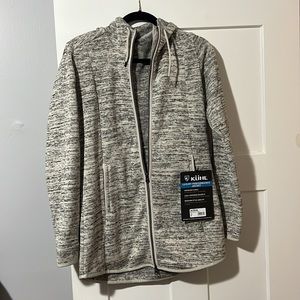 Kuhl ascendyr long fleece - size small- color ash